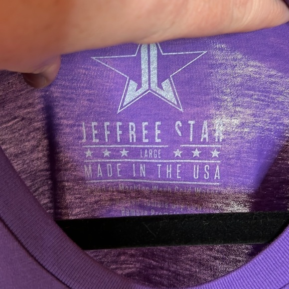 Jeffree Star Purple #JEFFREESTAR APPROVED Made in the USA Size Large NWOT - Picture 3 of 4